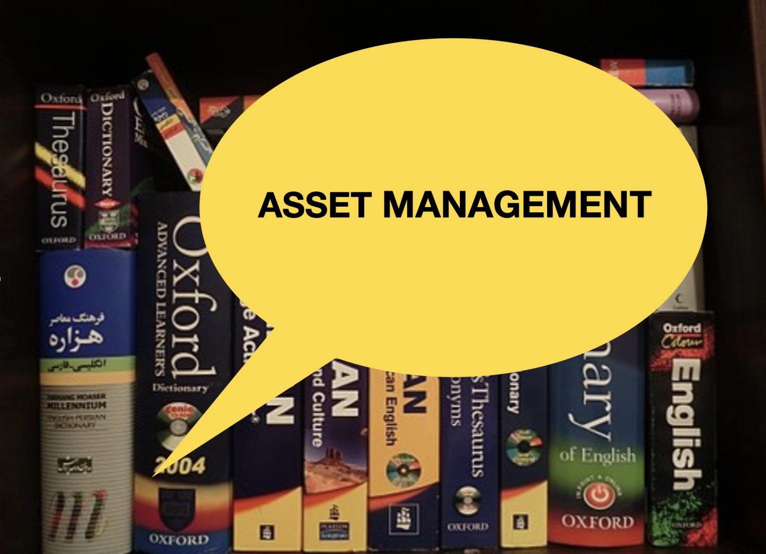Asset management enters the lexicon talking infrastructure